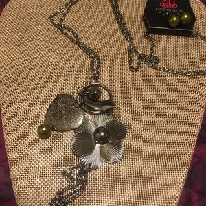 Long Necklace with charms